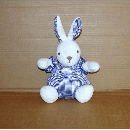 Nounours Peluche Lapin Boule Vichy