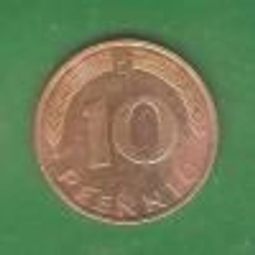 Allemagne De L'ouest - Rfa = Pièce De 10 Pfennig De 1950 Lettre J