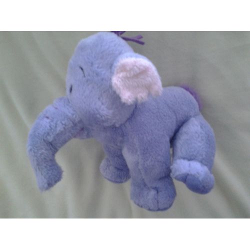Elephant Elefant Lumpy Disney Nicotoy Doudou Peluche Mauve Parme Rose