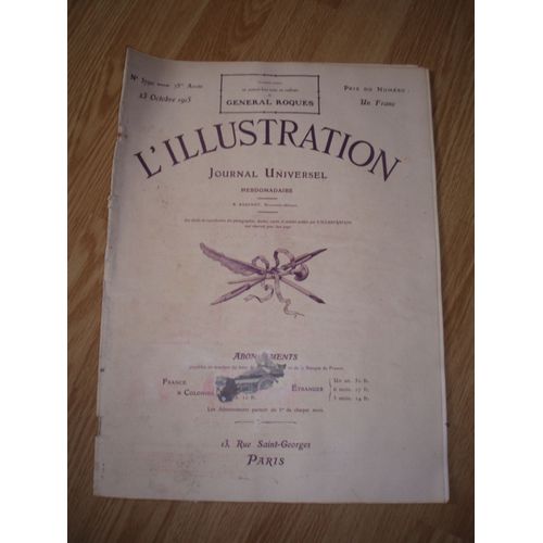 Journal Universel L'illustration Du 23 Octobre 1915 N° 3790
