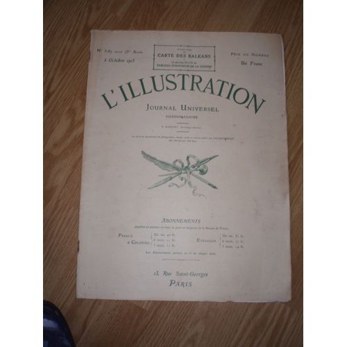 Journal Universel L'illustration Du 02 Octobre 1915