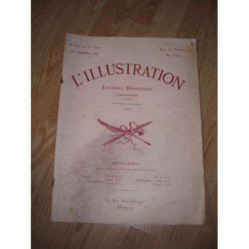 Journal Universel L'illustration Du 26 Septembre 1914 N°3437
