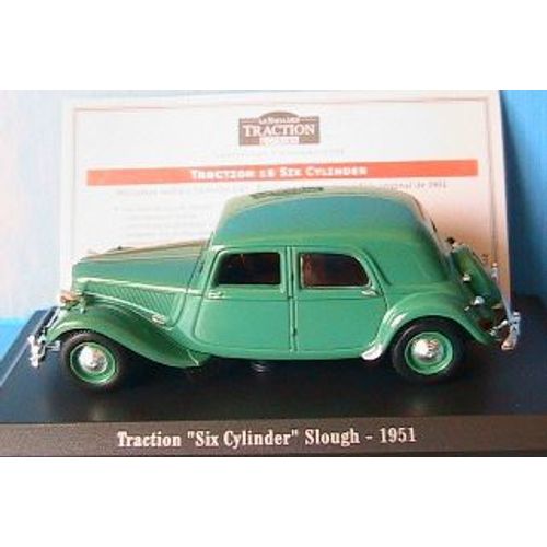 Citroen Traction Avant Six Cylinder Slough 1/43 Norev Editions Atlas Green Verte-Norev