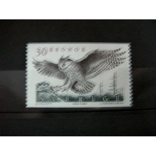 Timbre Suède Oiseau