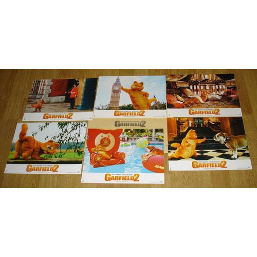 Garfield 2 - Jeu De 6 Photos D'exploitation Cinématographique Originale - Format 21x28 Cm - Un Film De Tim Hill Avec Jennifer Love Hewitt, Breckin Meyer, Billy Connolly - Année 2006