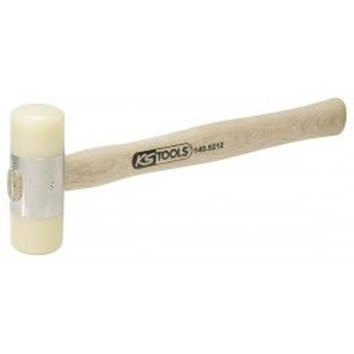 Maillet à embout nylon 340g - tête Ø35mm - avec manche frêne galbé