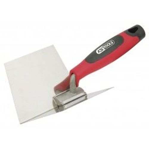 Truelle d'angle interieur - lame flexible inox 100x125mm - manche bi-composant