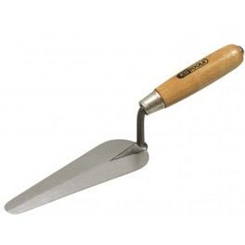 Truelle langue de chat 160 mm,lame acier et manche bois