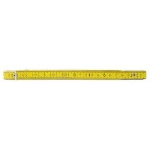 Mètre pliant bois KS, L. 2 m - Jaune