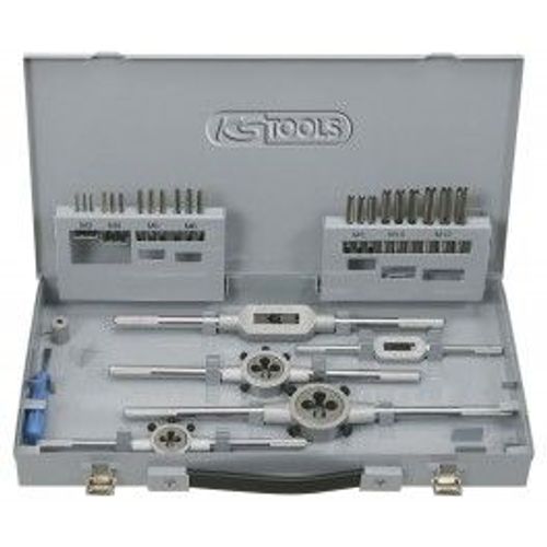 Coffret de jeux de tarauds et filières 44pcs