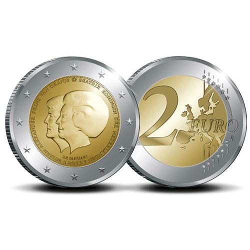 Pays-Bas 2 Euro Commemorative 2013 Double Portrait Beatrix / Willem - Alexander