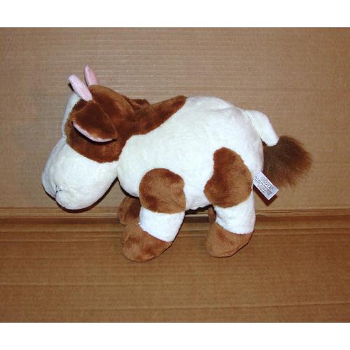 Vache Gipsy Peluche Douce 26 Cm