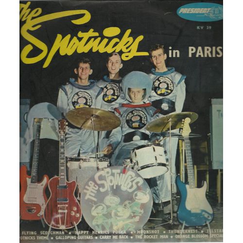 In Paris -  High Flying Scotchman, Happy Henrics Polka, Moonshot, Thundernest, Telstar, Sptnicks Theme, Galloping Guitars, Carry Me Back, Rocket Man, Orange Blossom Special (25cm)