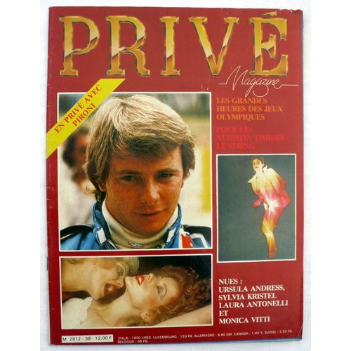 Privé - Nouvelle Série N° 38 - 7è Année - Juillet 1980 - En Privé Avec Pironi.