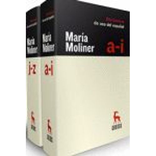 Diccionario De Uso Del Español Maria Moliner (3a Ed -) (2 Vols)