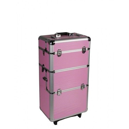 Valise, Mallette Haut-De-Gamme Esthétique,Coiffure,Prothésiste Ongulaire Rose