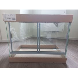 Terrarium En Verre Et Ouverture Glissère Dessus