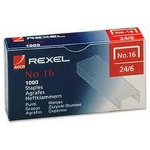 Rexel No 16 Agrafes (24/6), Pack De 5000
