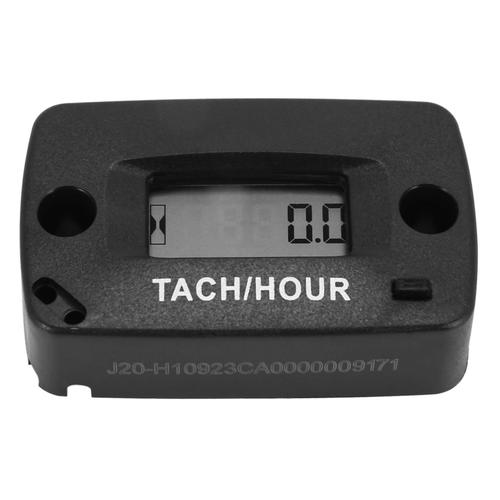 Ip68 Tachymètre Inductif Numérique Tach Rpm Compteur D'heures Pour Moteur À Essence Tondeuse Atv Moto Motoneige Jet Ski Motocross Pit Bike