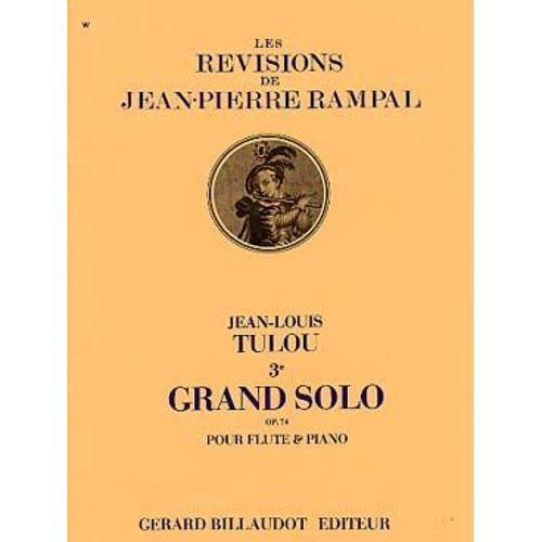 Tulou : 3e Grand Solo Op. 74 (Rampal)
