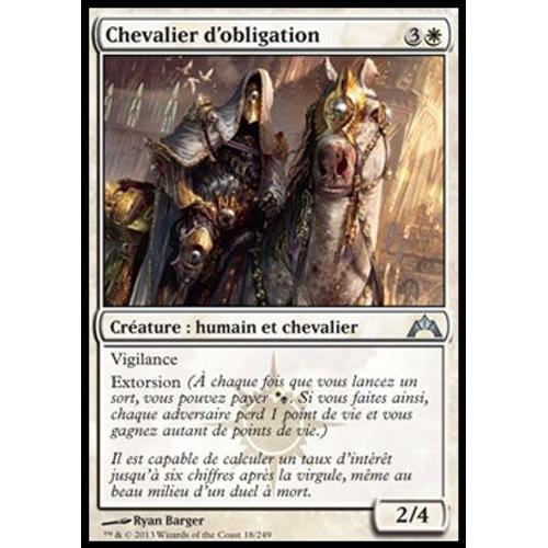 Mtg - Chevalier D'obligation [Insurrection] X4