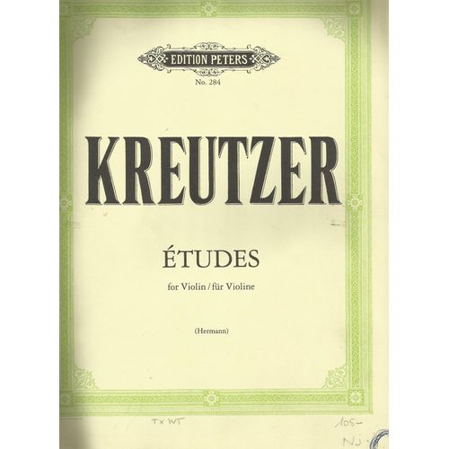 Kreutzer:Études Pour Violon