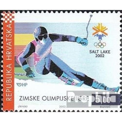 Croatie 603 (Édition Complète) Neuf 2002 Jeux Olympiques Jeux D'hiver