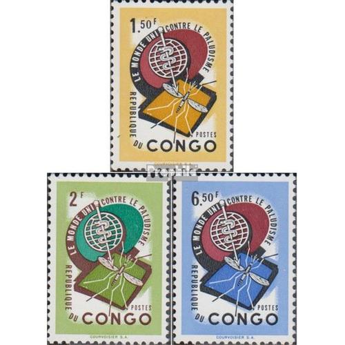 Congo (Kinshasa) 92-94 (Complète Edition) Neuf Avec Gomme Originale 1962 Se Battre Contre Le Paludisme