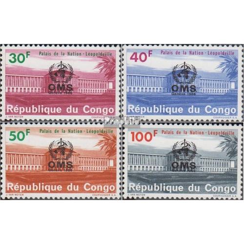 Congo (Kinshasa) 267-270 (Complète Edition) Neuf Avec Gomme Originale 1966 Nouvelles Siège Le Oms