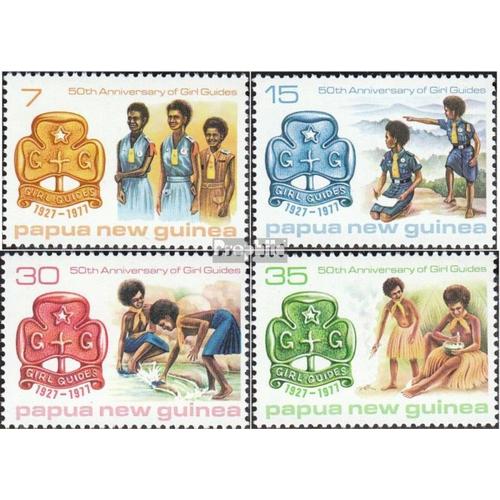 Papouasie-Nouvelle-Guinée 329-332 Neuf 1977 Pfadfinderinnen
