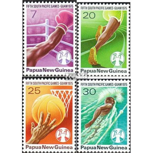 Papouasie-Nouvelle-Guinée 292-295 (Complète.Edition.) Neuf Avec Gomme Originale 1975 Sports