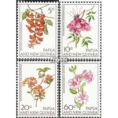 Papouasie-Nouvelle-Guinée 102-105 (Complète.Edition.) Neuf Avec Gomme Originale 1966 Fleurs