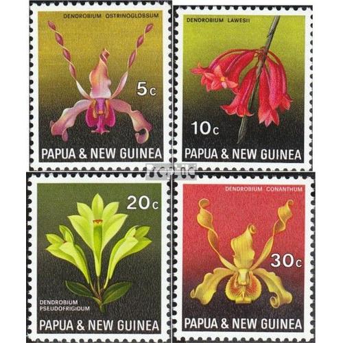 Papouasie-Nouvelle-Guinée 161-164 Neuf 1969 Orchidées