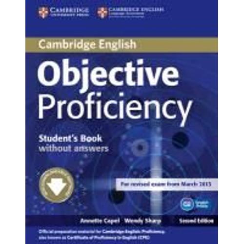 Objective Proficiency Student's Book Without Answers With Downloadable Software