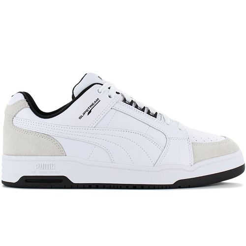 Puma Slipstream Lo Retro - Hommes Sneakers Baskets Sneakers Chaussures Cuir Blanc 384692-05 - 43