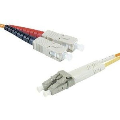 exertis Connect - Cordon de raccordement - LC multi-mode (M) pour SC multi-mode (M) - 2 m - fibre optique - duplex - 50 / 125 microns - OM3 - turquoise