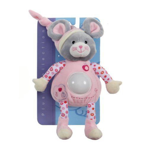 Gipsy - 070181 - Doudou - Veilleuse Pomme - Souris - Rose - 26 Cm