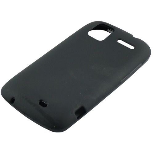 Housse Etui Coque Silicone Noir Pour Htc Sensation  + Film Ecran