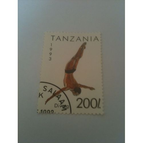 Timbre Plongeon Tanzanie 1993