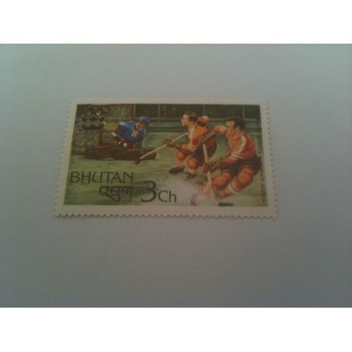 Timbre Jeux Olympiques D'hiver Insbruck 1976 Bouthan