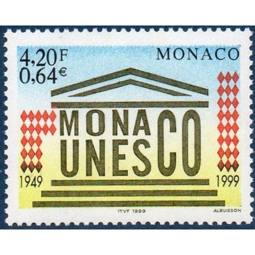 50ème Anniversaire De L'adhésion De Monaco À L' U.N.E.S.C.O