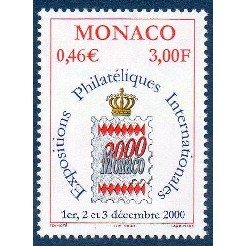 Monaco 2000 - Exposition Philatélique Internationale