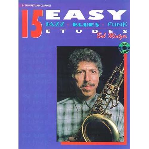 15 Easy Jazz Blues And Funk (Si B) Pour Clarinette Ou Trompette + Cd