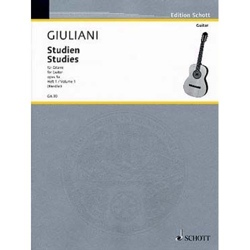 Giuliani : Studies For Guitar Vol. 1 Guitar Archive