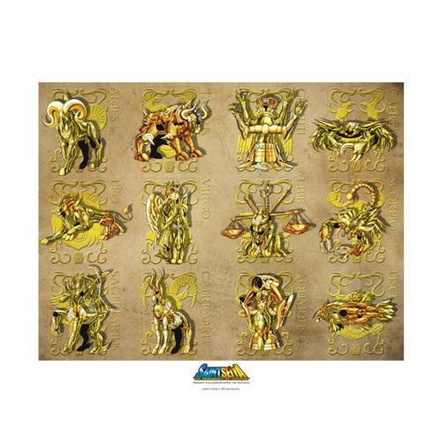 Saint Seiya - Collector Artprint Gold Clothes