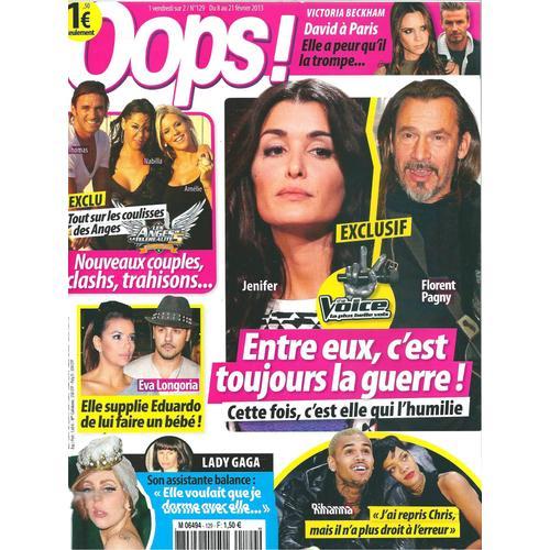 Oops! 0.0129 Jenifer & Florent Pagny : C'est La Guerre ? (The Voice) (Exclusif) Eva Longoria