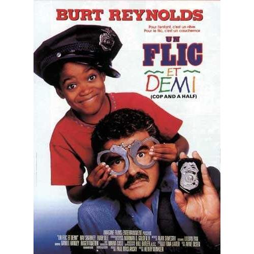 Un Flic Et Demi (Cop & 1/2) - Véritable Affiche De Cinéma Pliée - Format 120x160 Cm - De Henry Winkler Avec Burt Reynolds, Holland Taylor, Ruby Dee, Marc Macaulay  - 1993