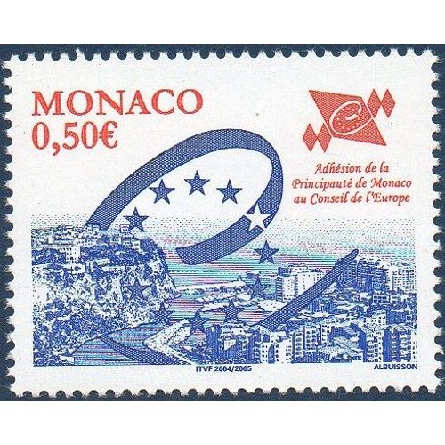 Adhésion De La Principauté De Monaco Au Conseil De L' Europe