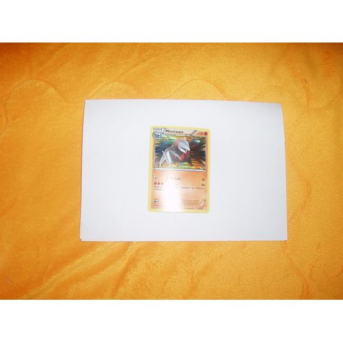 Carte Pokemon Minotaupe Brillante 110 Pv. Niveau 1 / Carte 30/30.