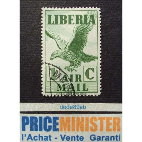 Libéria.. 1c Air Mail . Oiseau : Aigle . Oblitéré.
